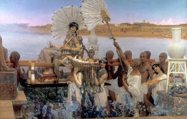 Sir Lawrence Alma-Tadema The Finding of Moses 1904. Private Collection