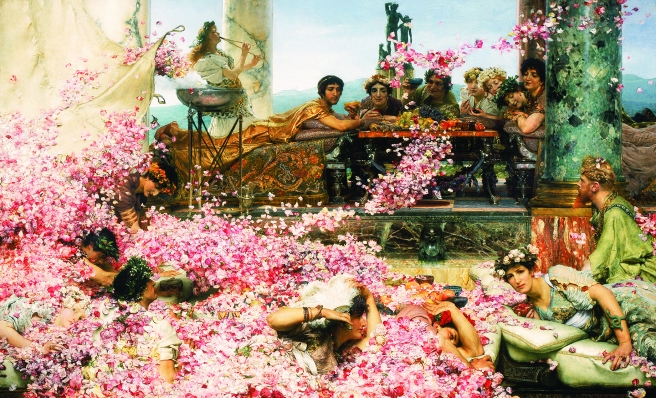 Sir Lawrence Alma-Tadema The Roses of Heliogabalus 1888. Perez Simon Collection